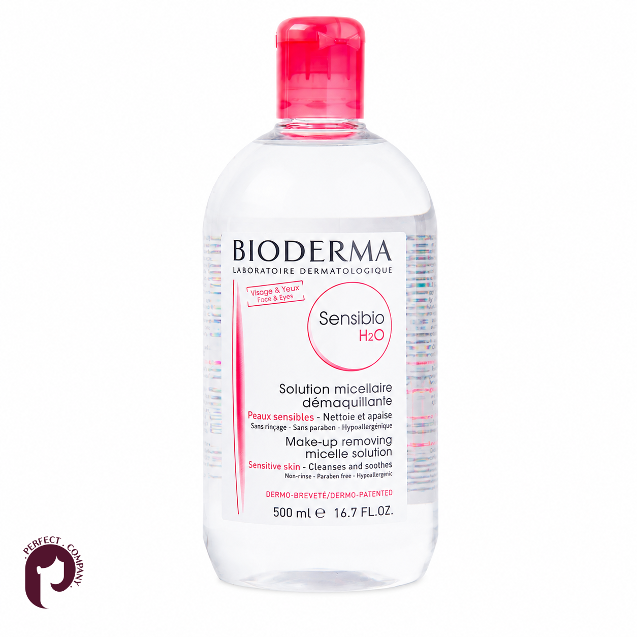 bioderma-sensibio-h2o-micellar-water-500ml میسلار واتر بایودرما Bioderma مدل Sensibio H2O مناسب پوست خشک و حساس حجم ۵۰۰ میلیلیتر - تصویر 1