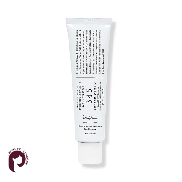 کرم ترمیم‌کننده و تسکین‌دهنده 345 دکتر آلتیا Dr. Althea مدل Relief Cream حجم ۵۰ میلی‌لیتر