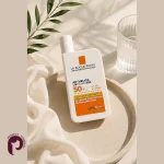 ضد آفتاب فلوئید نامرئی لاروش پوزای La Roche-Posay مدل Anthelios UVMune 400 Invisible Fluid SPF50+ حجم ۵۰ میلی‌لیتر - تصویر 2
