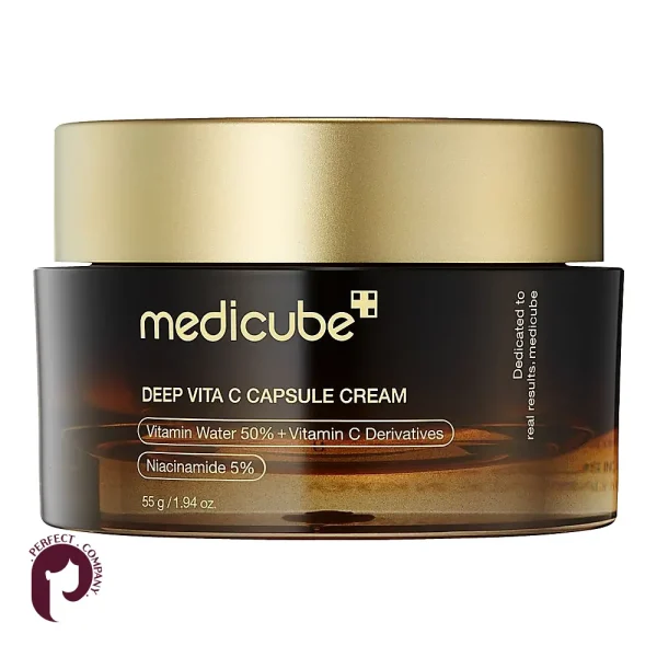 کرم کپسولی ویتامین C مدی کیوب Medicube مدل Deep Vita C Capsule Cream وزن ۵۵ گرم