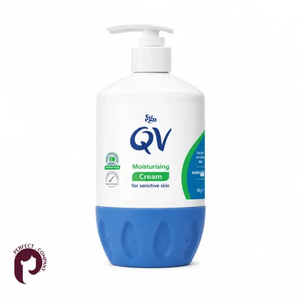 کرم مرطوب‌کننده پوست حساس کیووی QV Cream وزن ۵۰۰ گرم