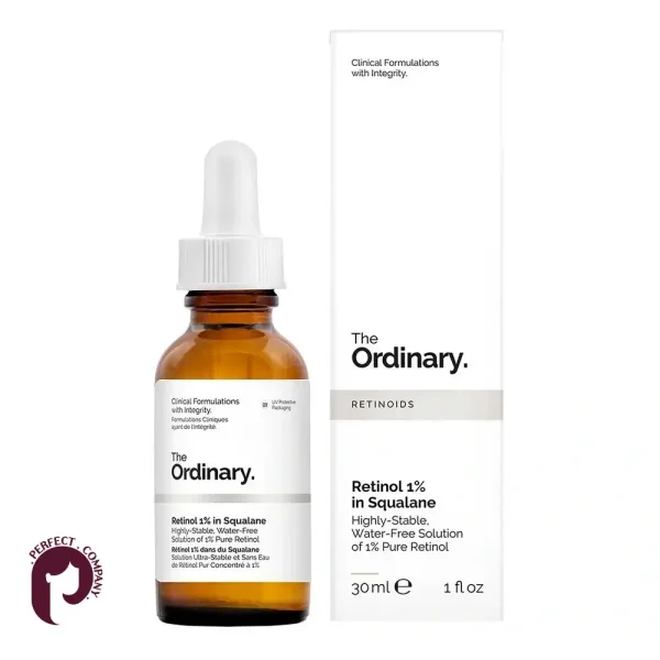 سرم رتینول ۱٪ در اسکوالان اوردینری The Ordinary مدل Retinol 1% in Squalane حجم ۳۰ میلی‌لیتر