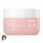 کرم هلو آنوا Peach 77 حجم ۵۰ میل، نمای روبه‌روی ظرف