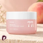 ظرف کرم هلو و نیاسین آنوا Peach 77 در چیدمان ساده