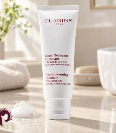 شوینده صورت کلارنس Cottonseed کنار روشویی