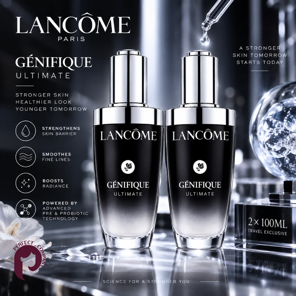 دو سرم لانکوم Génifique Ultimate در نمای لایف استایل