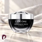نمای لایف‌استایل کرم دور چشم ژنیفیک آلتیمیت لانکوم روی سطح روشن