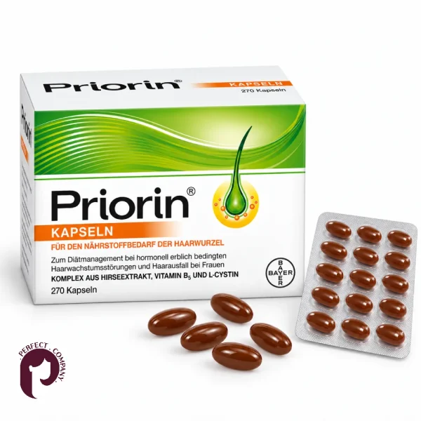 کپسول پریورین Priorin بایر 270 عددی همراه با ورق کپسول