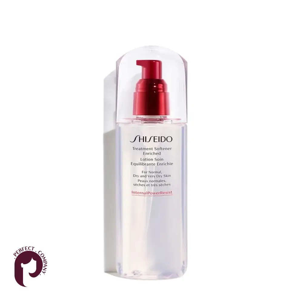 بطری تونر آبرسان شیسیدو Treatment Softener Enriched حجم ۱۵۰ میلی‌لیتر