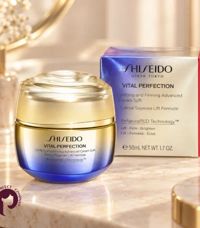 کرم لیفت شیسیدو سافت Vital Perfection همراه جعبه محصول