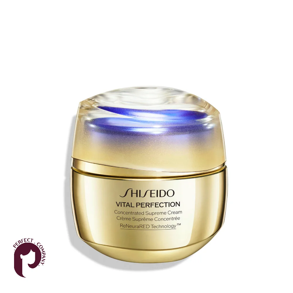 shiseido-vital-perfection-supreme-50ml-white کرم لیفت شیسیدو سوپریم Vital Perfection حجم 50 میلیلیتر