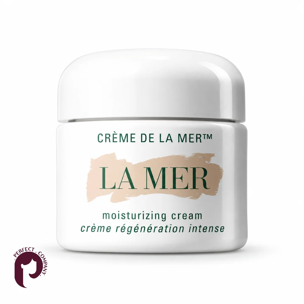 کرم مرطوب‌کننده لامر مدل Crème de la Mer حجم ۶۰ میل با پس‌زمینه سفید