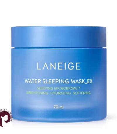 ماسک خواب آبرسان لانیژ مدل Water Sleeping Mask EX حجم ۷۰ میل روی پس‌زمینه سفید