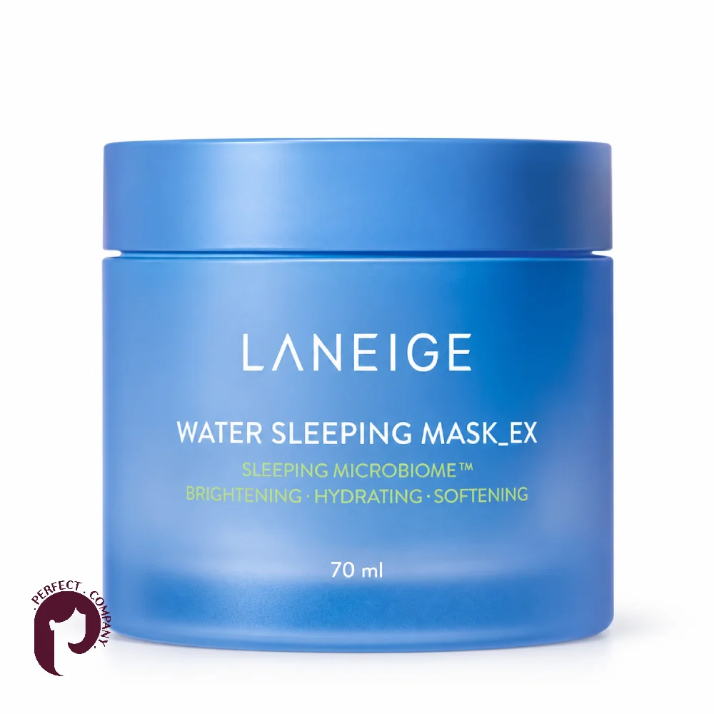 ماسک خواب آبرسان لانیژ مدل Water Sleeping Mask EX حجم ۷۰ میل روی پس‌زمینه سفید